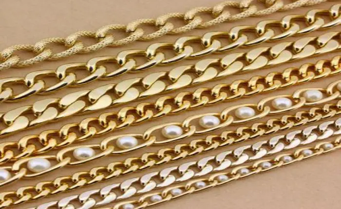انواع دستبند ضخیم طلای زرد و سفید ایتالیایی 7846