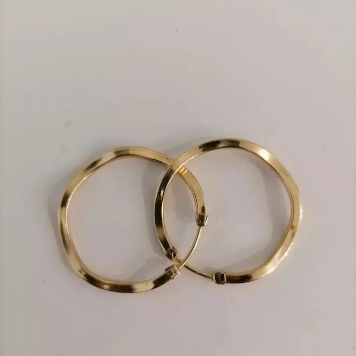 یک جفت گوشواره حلقه ای طلای دست دوم 87496